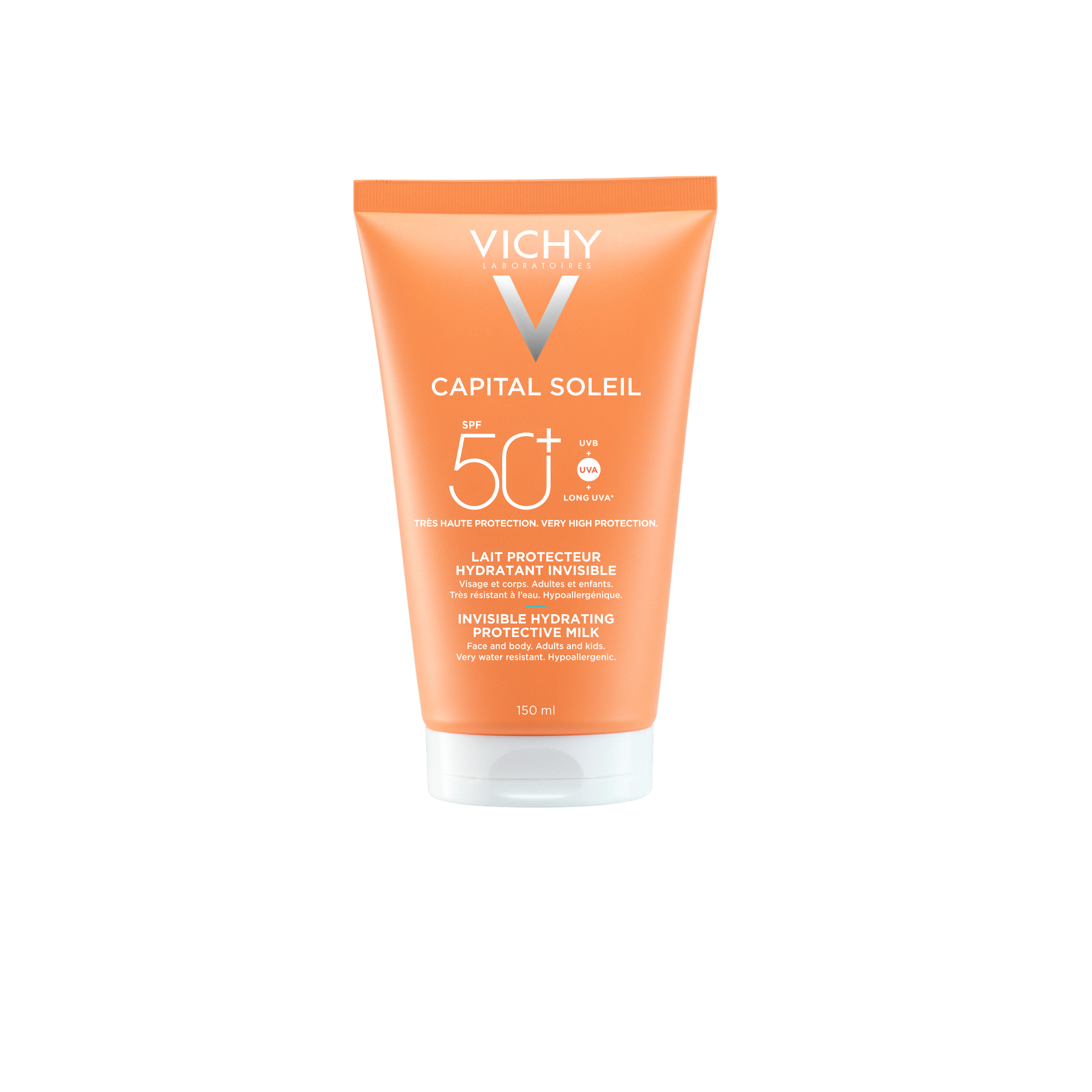 Vichy Capital Soleil Onzichtbare Hydraterende Beschermende Melk SPF50+ 150 ML