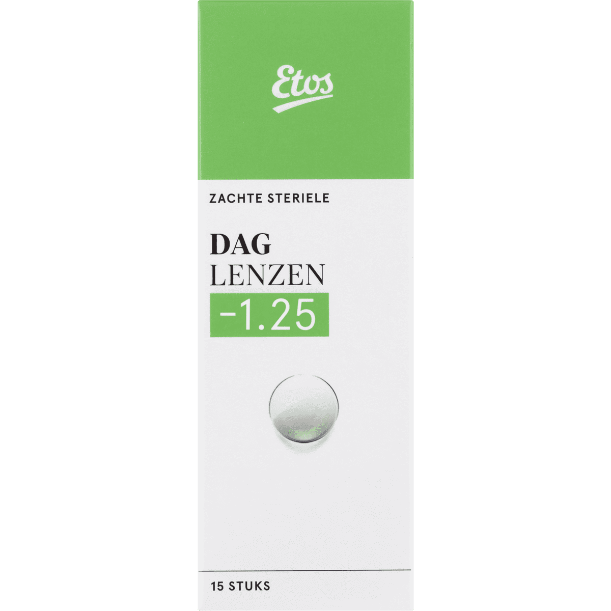 Etos Zachte Daglenzen -1,25 15 stuks