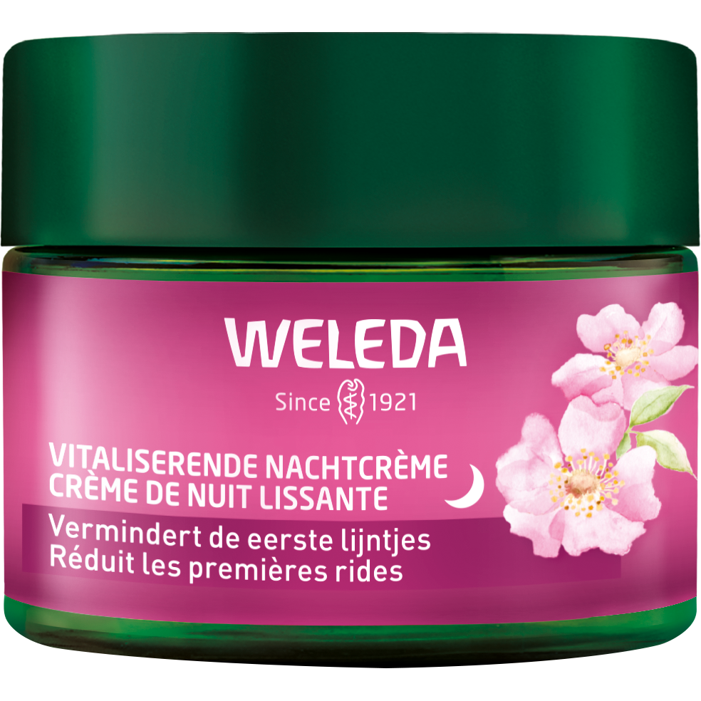 WELEDA Wilde Rozen & Witte Thee Vitaliserende Nachtcrème 40 ML