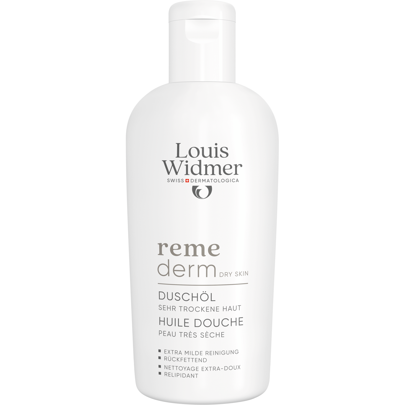 Louis Widmer Remederm Doucheolie Licht Geparfumeerd 200 ML