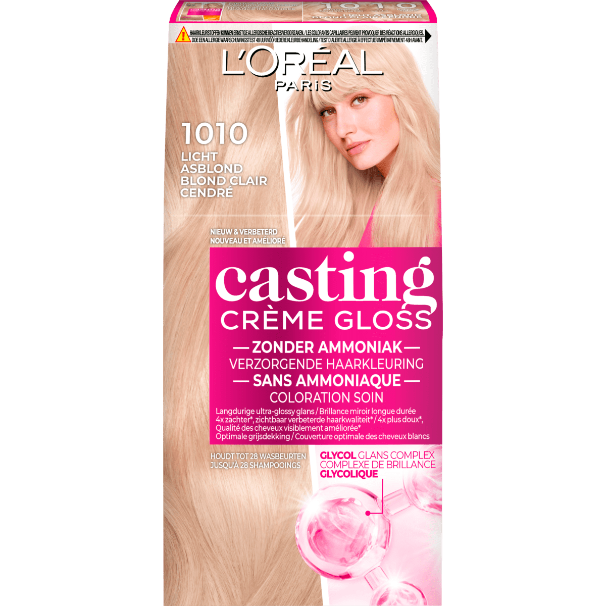 L'Oréal Paris Casting Crème Gloss Haarverf 1010 White Chocolate Asblond