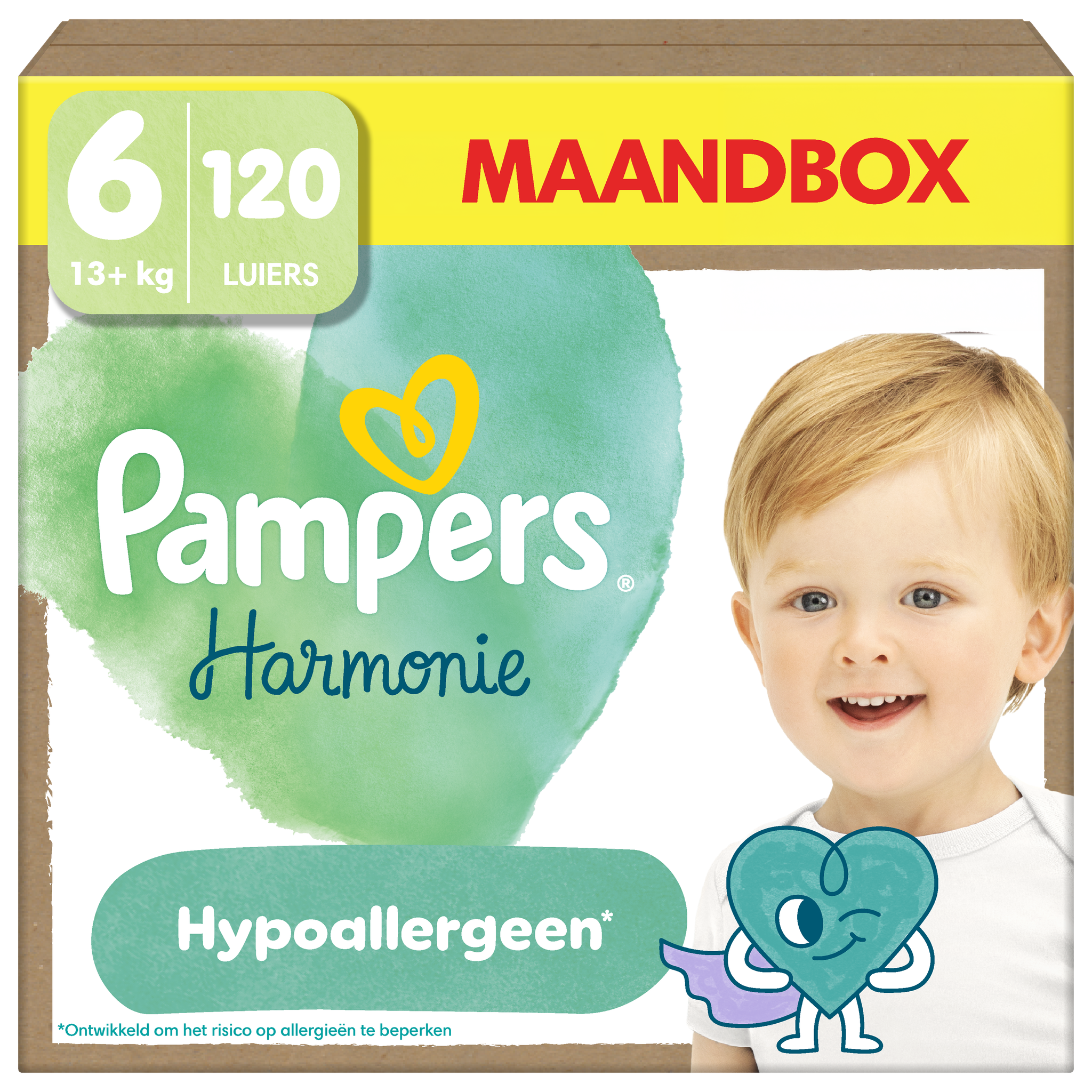 Pampers Harmonie Maandbox Luiers Maat 6 13+ kg 20 stuks