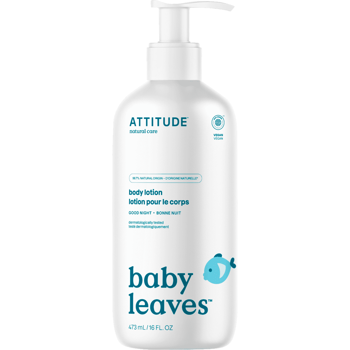 ATTITUDE Baby Leaves Good Night Bodylotion 473 ML