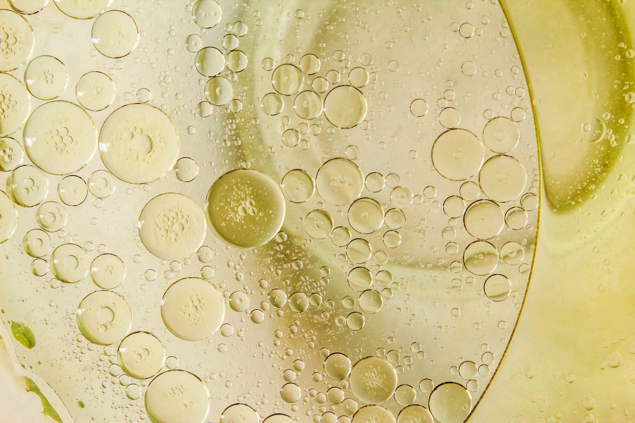 olie druppels van dichtbij