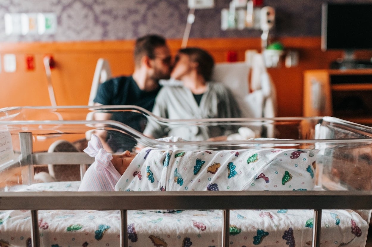 Ouders en een baby