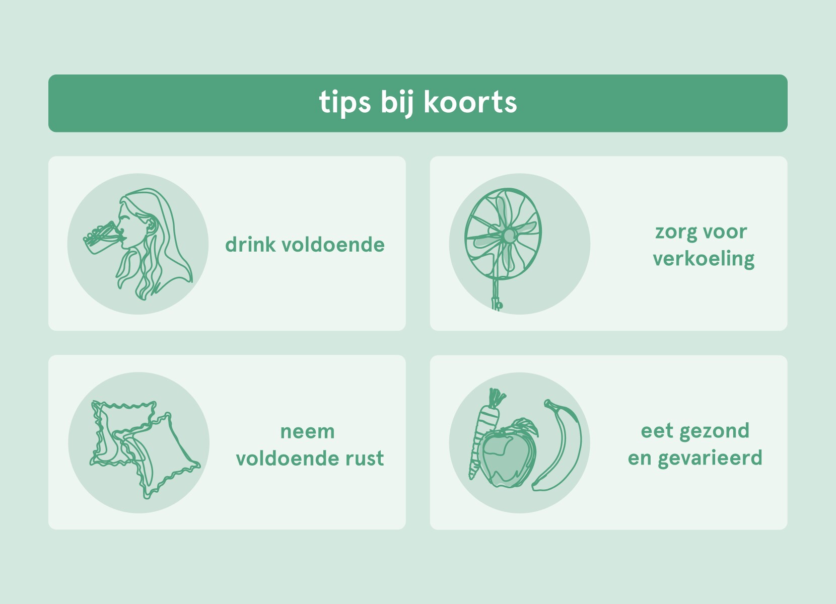 Tips bij koorts Tips bij koorts