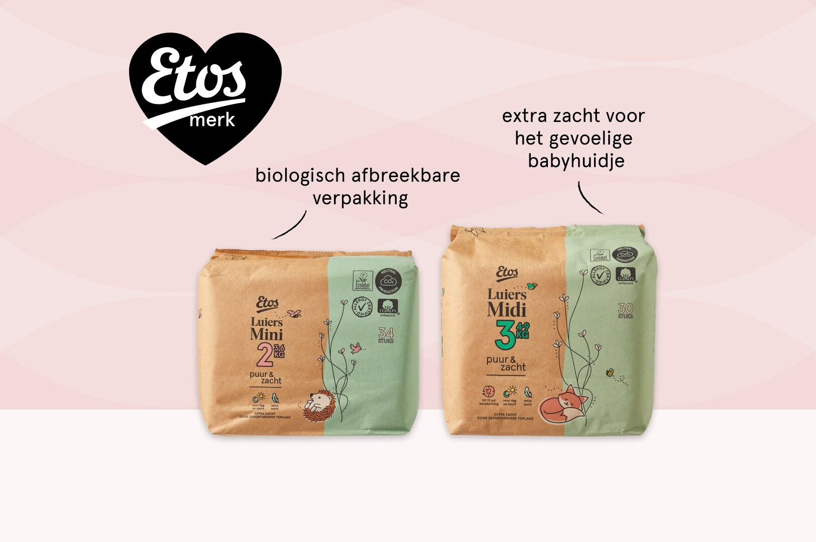 Andes Booth Door De Etos Puur & Zacht luier: extra zacht en betaalbaar | Etos